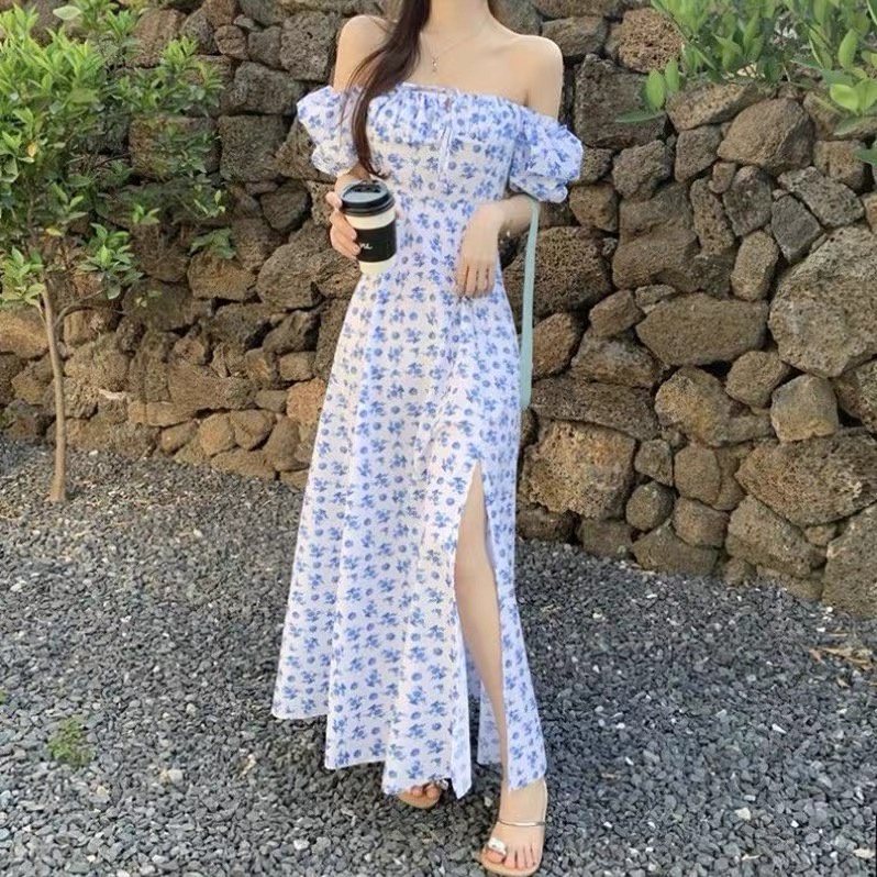 đầm dài đầm tay phồng váy hoa nhí vintage váy bầu mùa hè đầm cổ vuông đầm hở lưng đầm trễ vai đầm bigsize nữ váy nữ xinh váy đi chơi đầm đi tiệc đầm nữ