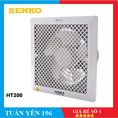 FREESHIP Quạt Hút Thông Gió Âm Trần Senko HT200 (35W) - Hàng Chính Hãng