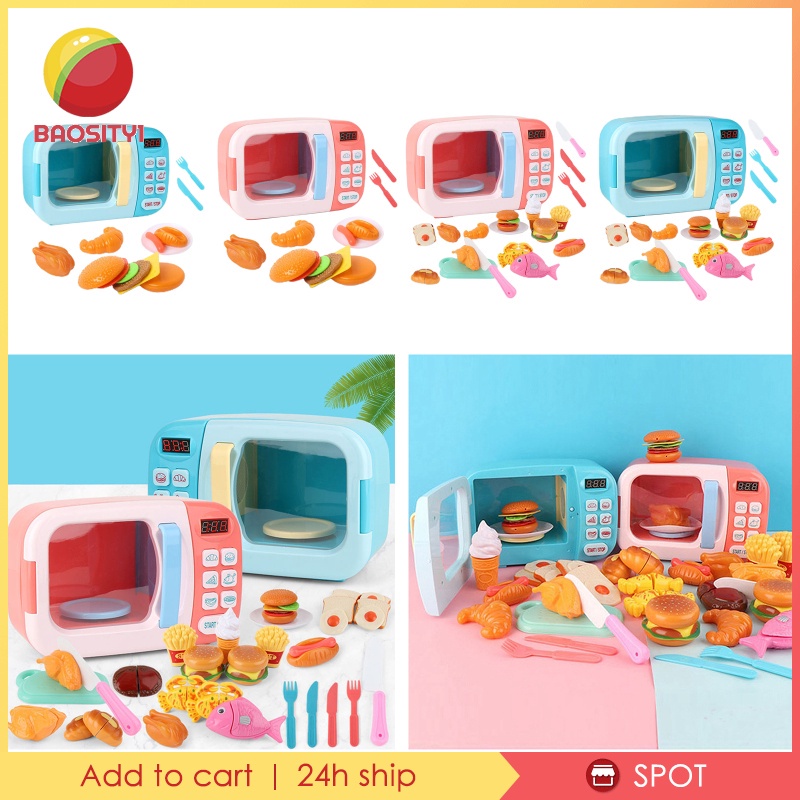 Lò Vi Sóng Đồ Chơi Giáo Dục 13 Món Cho Bé