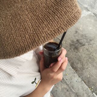 Mũ bucket chị Heominhon - Ảnh thật