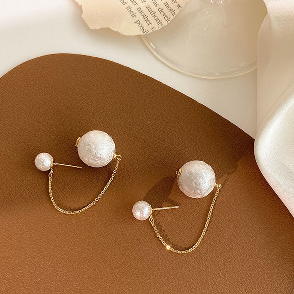 Khuyên Tai Dáng Dài Đính Ngọc Trai S925 Sang Trọng Cho Nữ