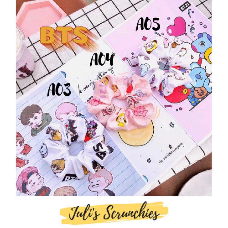 SCRUNCHIES BT21 - BTS