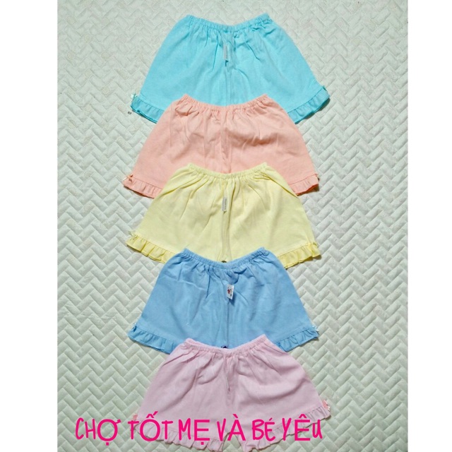 BỘ COTTON MẶC MÁT CHO BÉ GÁI SƠ SINH - 14KG