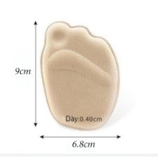 Cặp lót mũi giày cao gót giúp giày búp bê cực êm chân, hút mồ hôi 4D Heel Liners