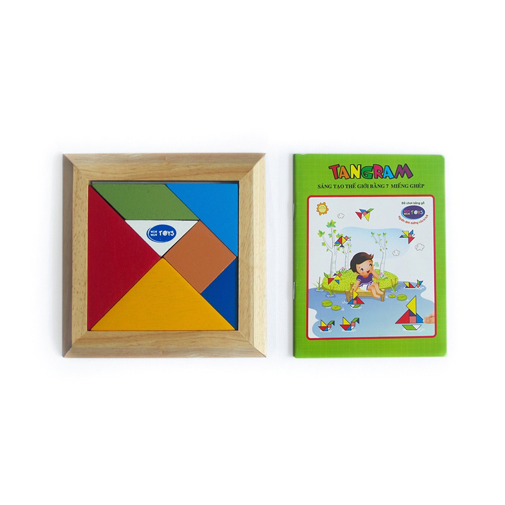 Đồ chơi gỗ Winwintoys - Tangram, đơn 60172