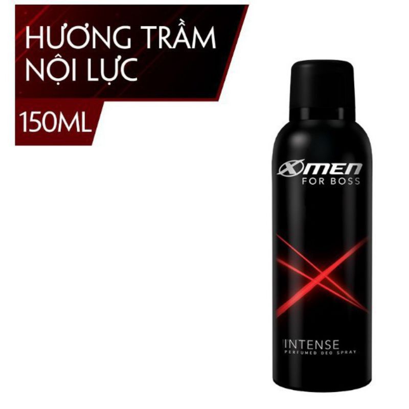 Xịt Ngăn Mùi Xmen For Boss Intense 150ml