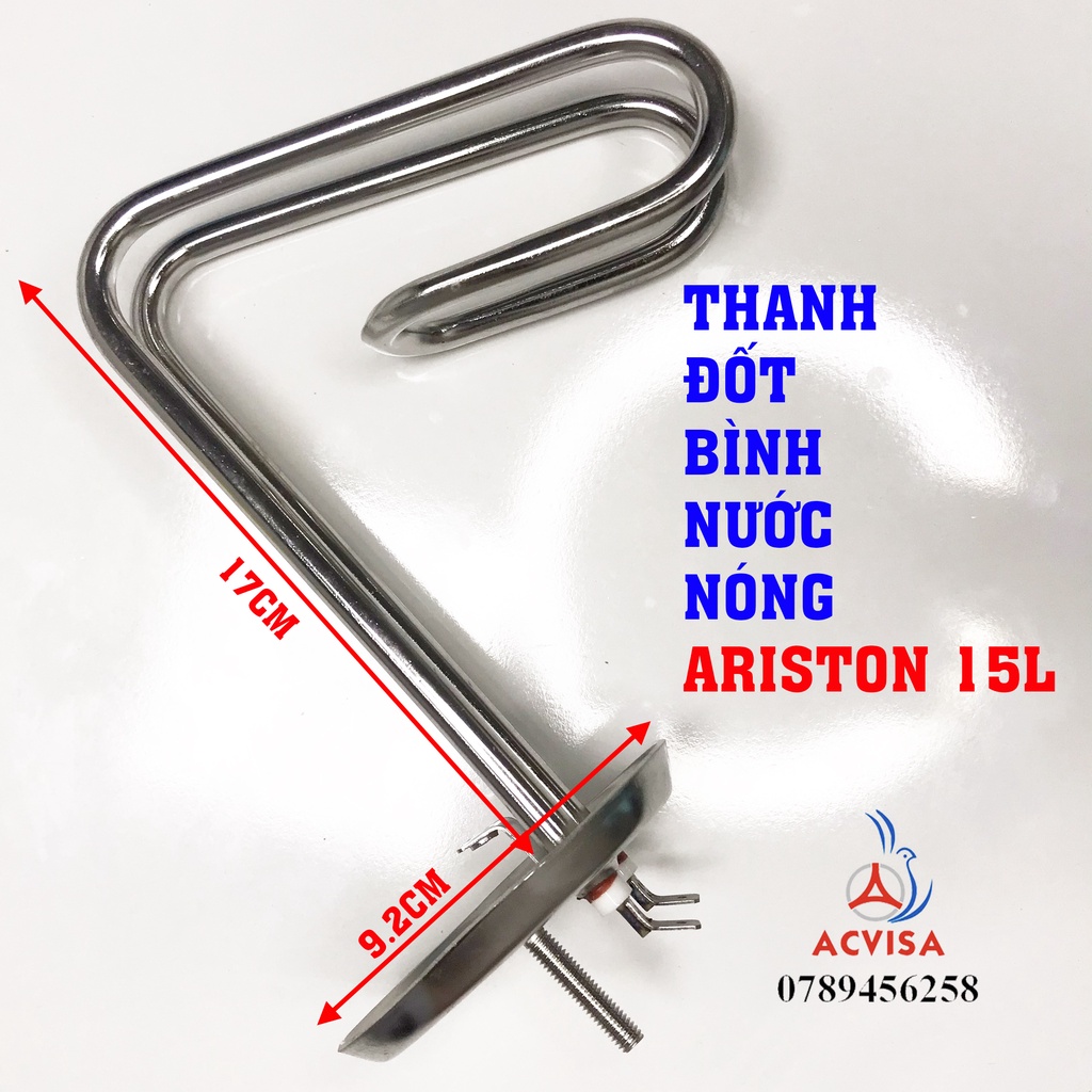 Thanh Đốt / Sợi Đốt Bình Nước Nóng Ariston 15L/30L Loại Cao Cấp Inox 304