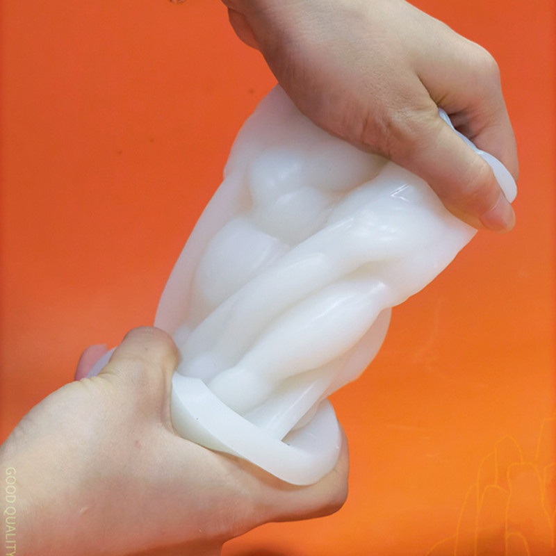 Khuôn Làm Nến / Xà Phòng Hình Cột Hoa 3D Bằng Silicone DIY