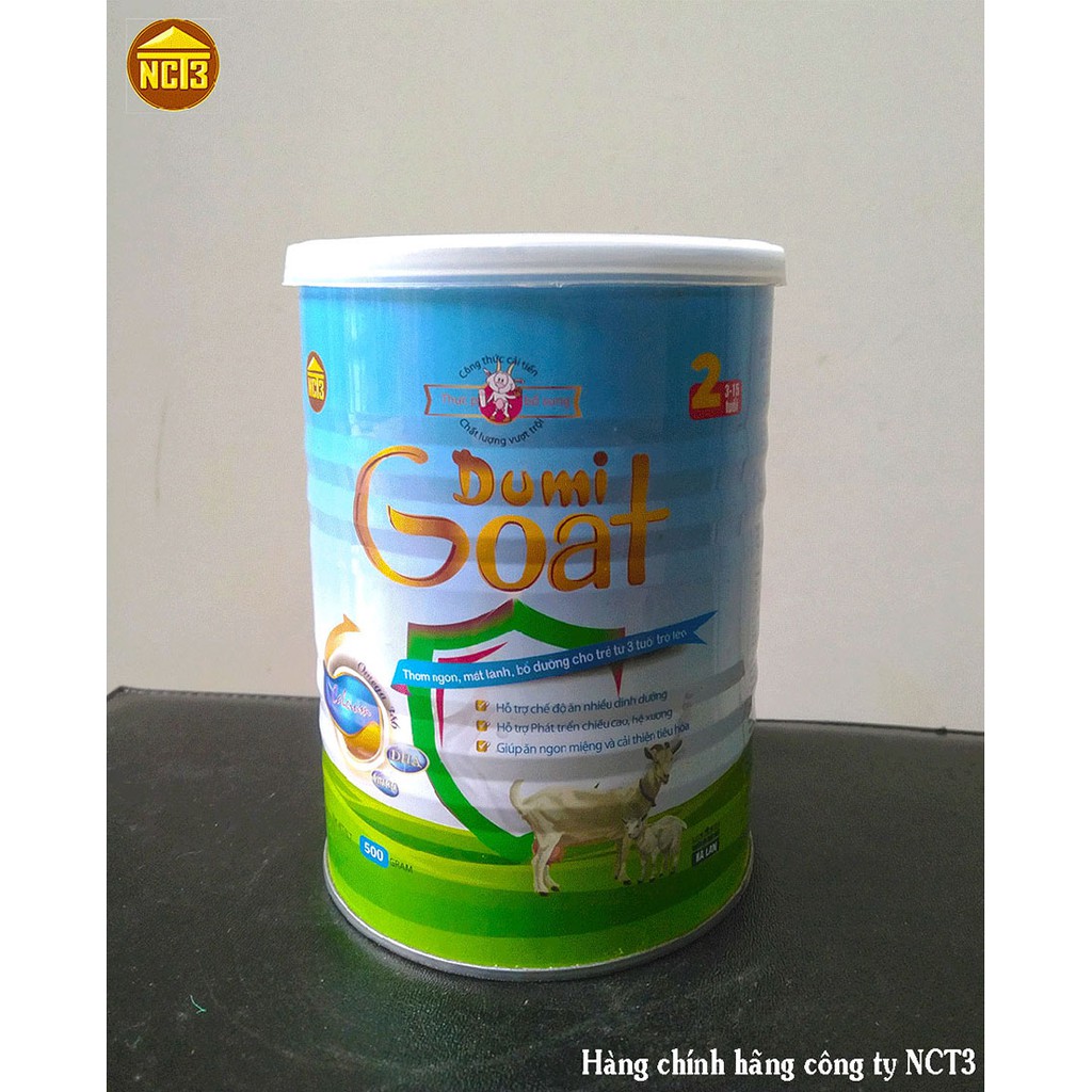 Sữa Dê Cho trẻ 3 đến 15 tuổi Dumi Goat (400g) (Hàng chính hãng công ty NCT3 )