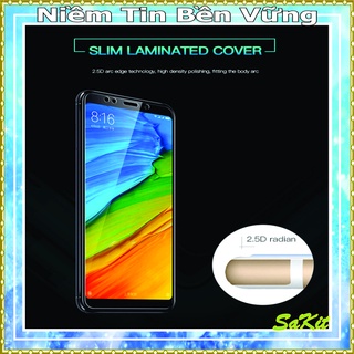 Kính cường lực trong suốt 2.5d, điện thoại samsung j4, j4cor, j4plus, j4+ - tặng giấy lau.