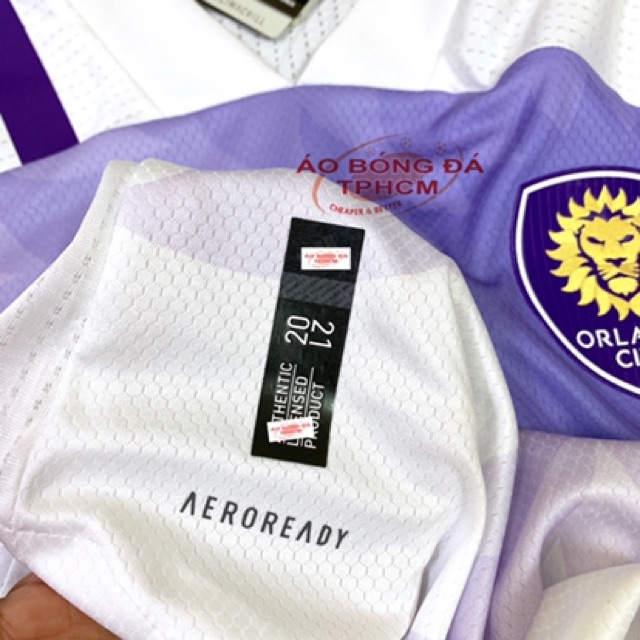 CLB ORLANDO CITY mùa 20/21 - Áo Bóng Đá bản PLAYER hàng Thái - màu Trắng