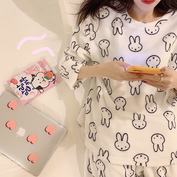 Bộ ngủ thỏ bông cao cấp Simbabo