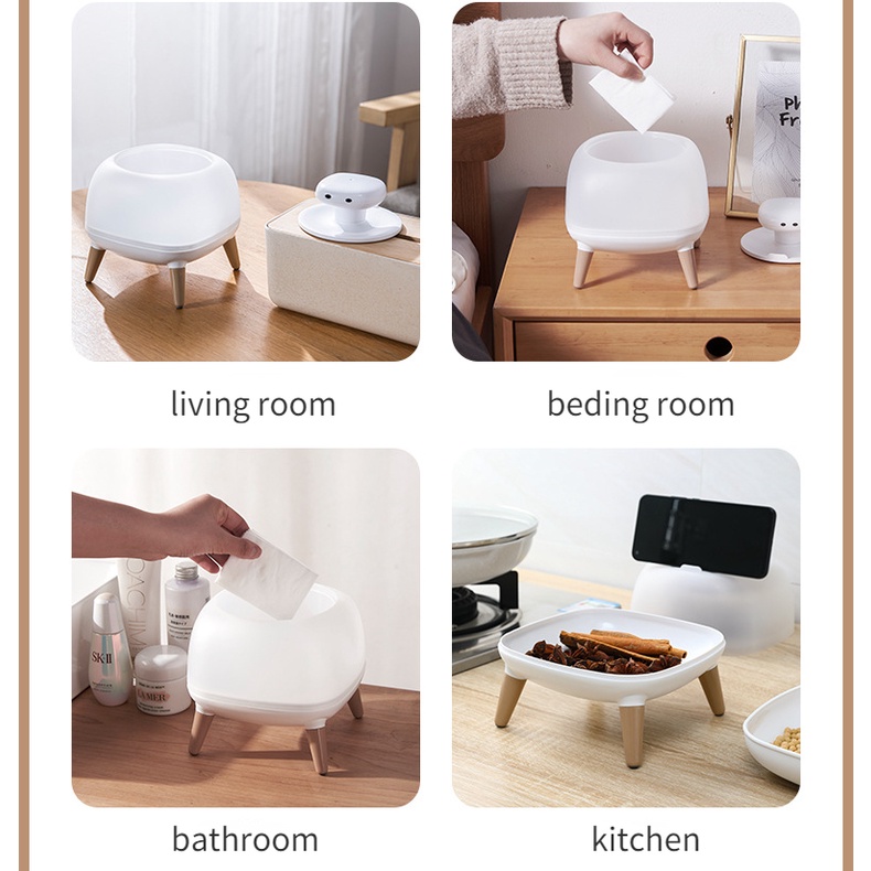 Thùng Đựng Rác Mini Đa Năng Sáng Tạo