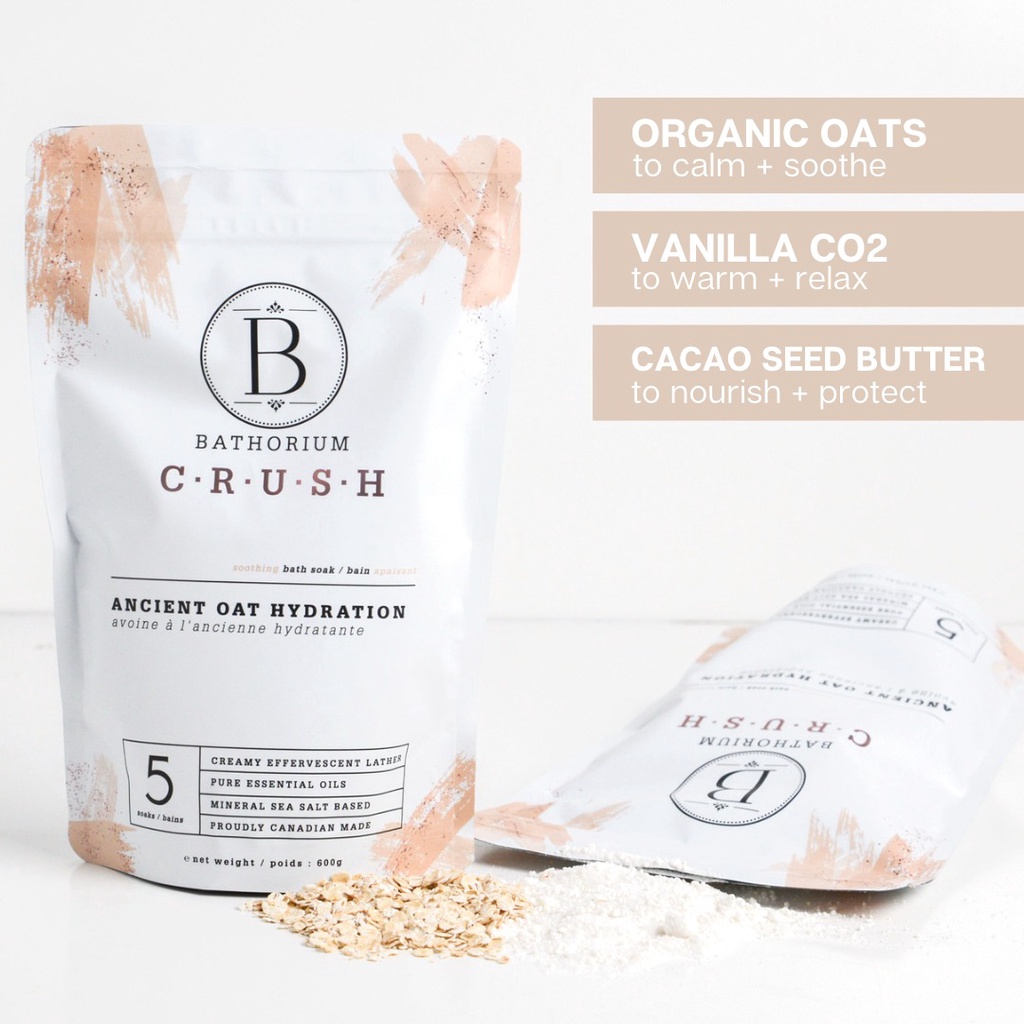 Tẩy Tế Bào Chết Cao Cấp Yến Mạch Bathorium - Ancient Oat Hydration Crush 600g