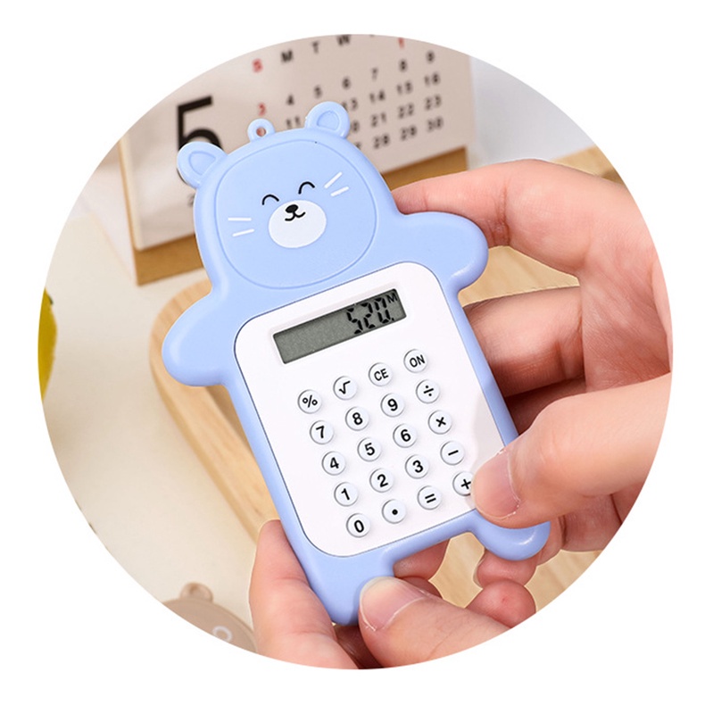 Máy Tính Cầm Tay Bỏ Túi Mini Họa Tiết Hoạt Hình Dễ Thương Tiện Dụng Cho Văn Phòng / Trường Học