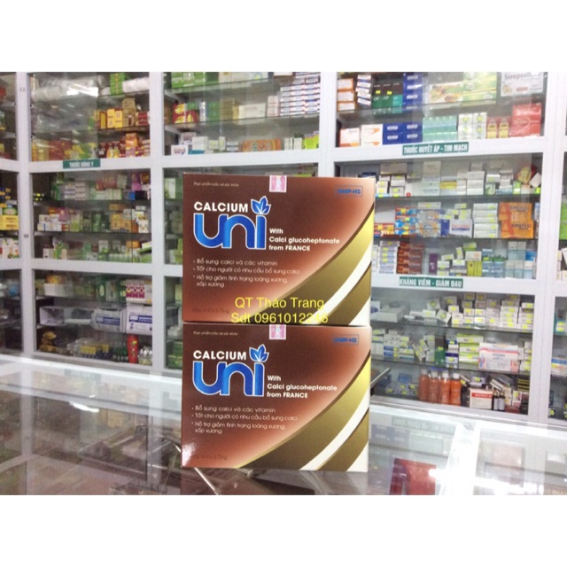 Uni Calcium canxi hữu cơ NK Pháp