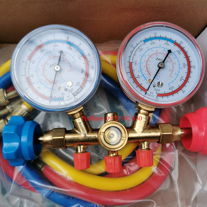 Đồng hồ nạp ga điều hòa và dây nạp ga loại tốt