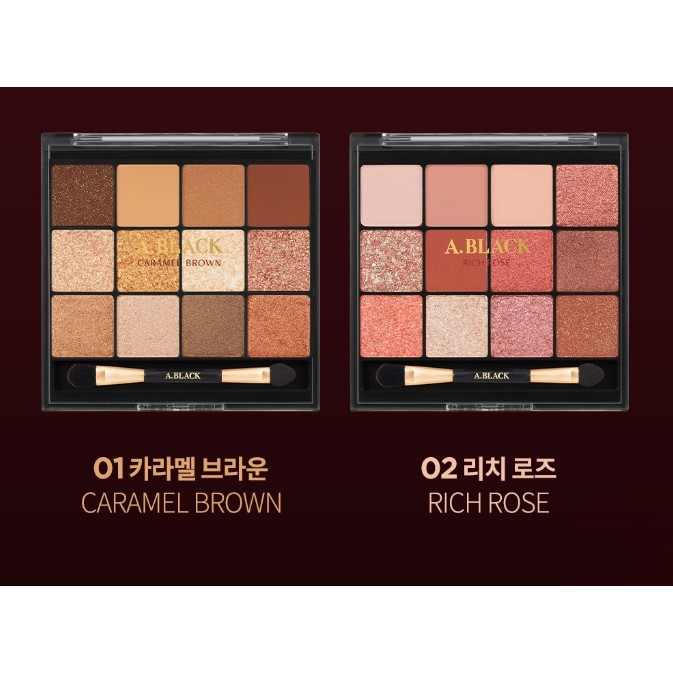 Bảng phấn mắt A Black Glam Change Multi Eye Palette by Clio 12 màu trang điểm mắt cao cấp - CSTOREVN | BigBuy360 - bigbuy360.vn