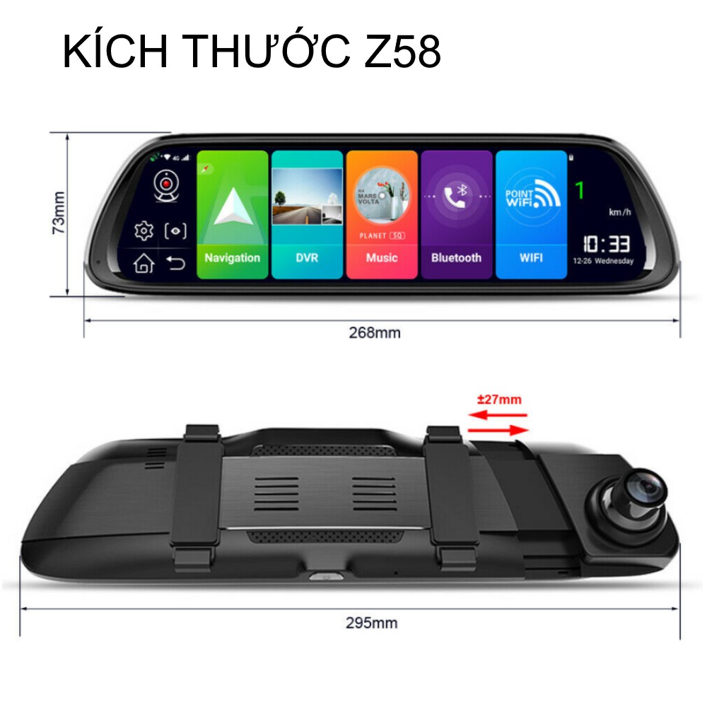 Camera Hành Trình WINNEE Z58 -Phát 4G-Thẻ nhớ 32GB-Giám sát hành trình - Hàng chính hãng | BigBuy360 - bigbuy360.vn