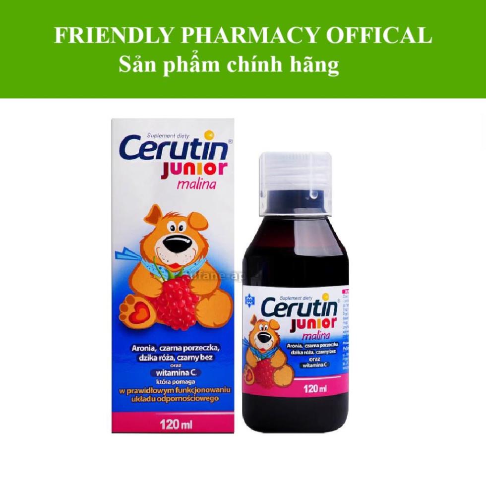 {Hàng Nhập} SIRO CERUTIN JUNIOR – GIÚP TRẺ ĂN NGON, HỖ TRỢ TĂNG CƯỜNG HỆ MIỄN DỊCH (CHAI 120ML)
