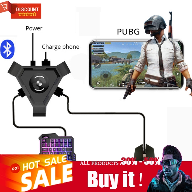 HOT SALEBộ điều hợp chuột và bàn phím chơi game Bluetooth cho Android