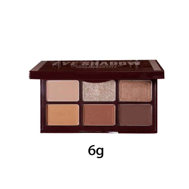 Phấn Mắt Dạng Kem YOUYO 6 Màu Kết Cấu Mịn Dễ Sử Dụng Lâu Trôi