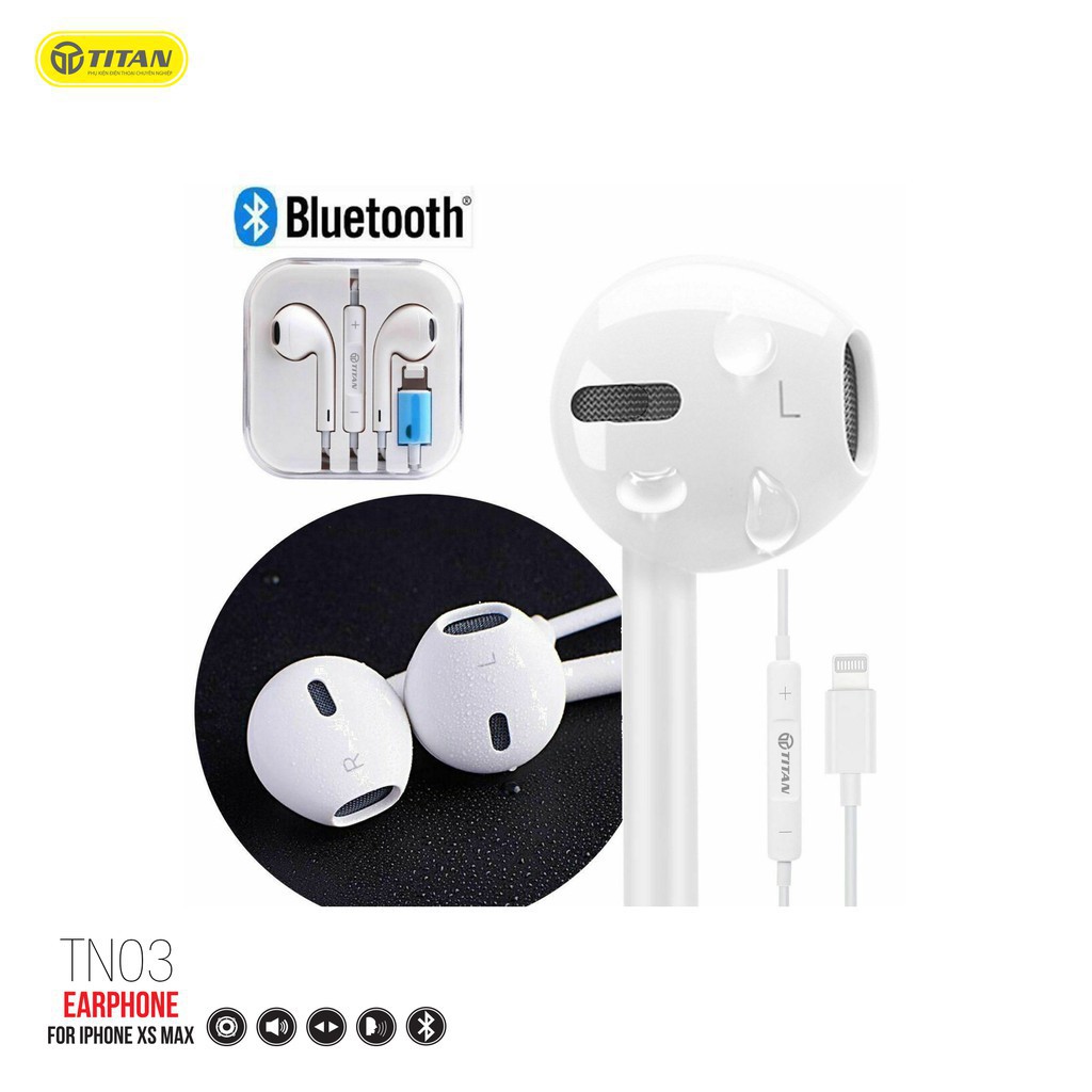 Tai nghe Bluetooth chân Lightning TITAN TN03 - Bảo hành 12 tháng