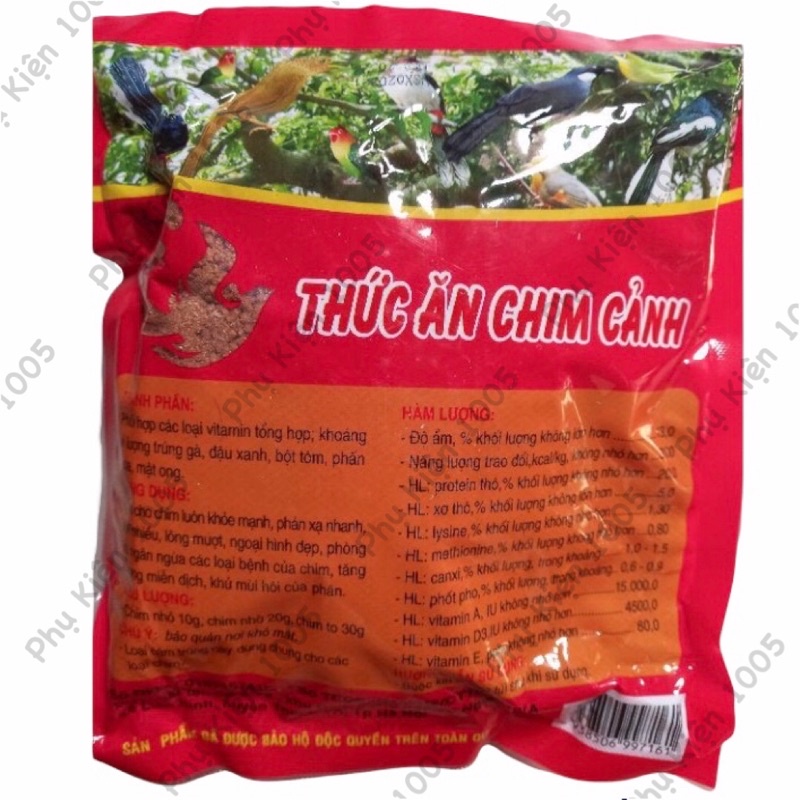 Cám Chim Tổng Hợp Vương Việt Anh Đỏ - Gói Đỏ 500g