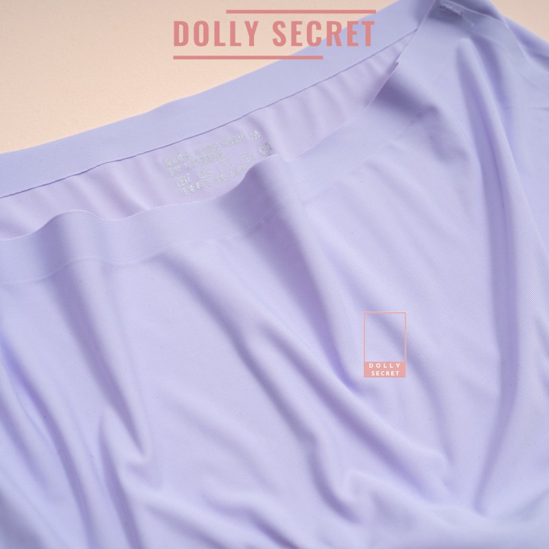 Quần lót nữ đúc su non ép thun lạnh không viền may kháng khuẩn cạp ép cao cấp DOLLY SECRET QL005