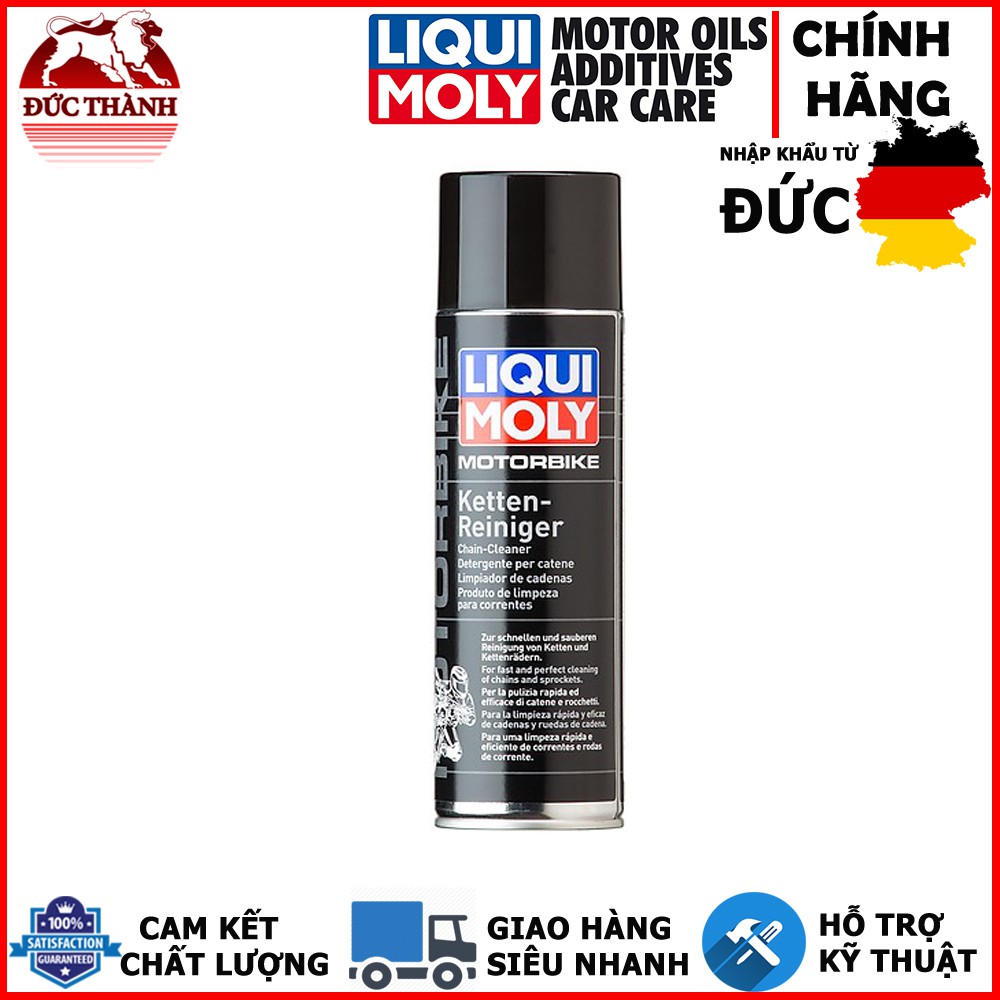 Chai xịt vệ sinh sên Liqui Moly Motorbike Chain-Cleaner 1602 500ml ducthanhauto