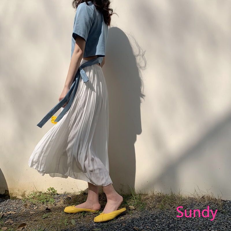 Áo thun thiết kế buộc dây lệch tà trẻ trung cho nữ