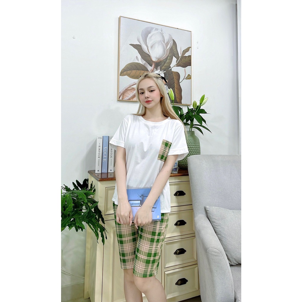 SET ĐỒ QUẦN LỬNG MẶC NHÀ DÀNH CHO NỮ - V49S