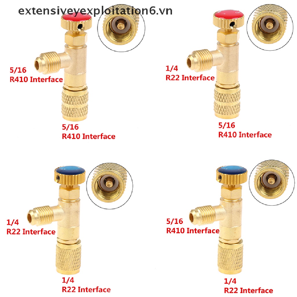 Van An Toàn Cho Máy Điều Hòa R410A R22 1 / 4 &quot;5 / 16&quot; E6VN / E6VN