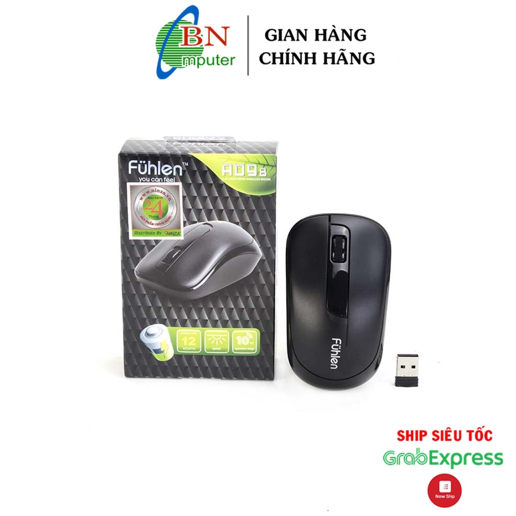 Chuột Máy Tính Fuhlen A09 - M70 - A03 Không Dây Cam Kết Chính Hãng Fake Đền Gấp 2