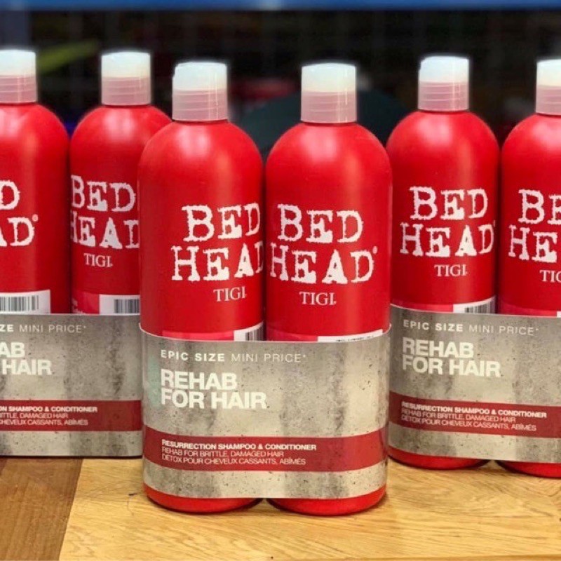 Dầu Gội TIGI Đỏ, Dầu Gội TIGI BED HEAD Phục Hồi Cấp Độ 3 (gội + Xả) [HOÀN TIỀN 100% NẾU KHÔNG PHẢI CHÍNH HÃNG]