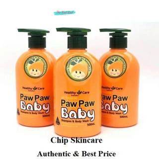 [Mã giảm giá mỹ phẩm chính hãng] Sữa Tắm Đu Đủ Paw Paw Baby Healthy Care 500ml của Úc