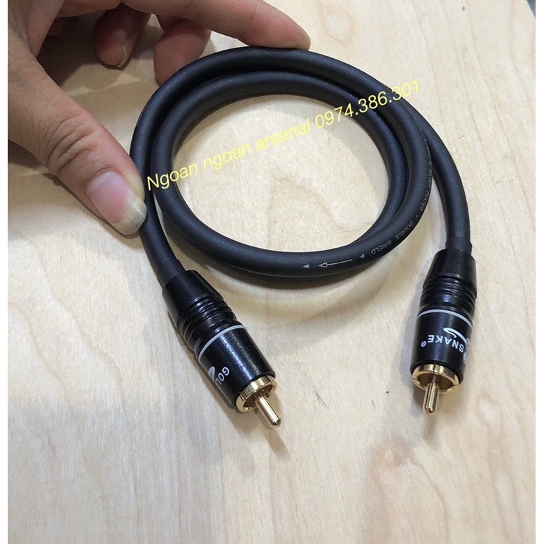 Dây tín hiệu YARBO Audiophile GERMANY cao cấp lõi đồng mạ bạc báo giá dây chưa jack