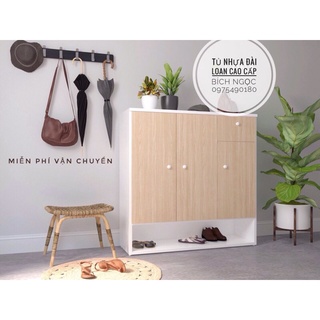 Tủ Nhựa Đài Loan [ GIÁ TẠI XƯỞNG ] Tủ Giay Tiện Lợi Chịu Lực Tốt Nhất