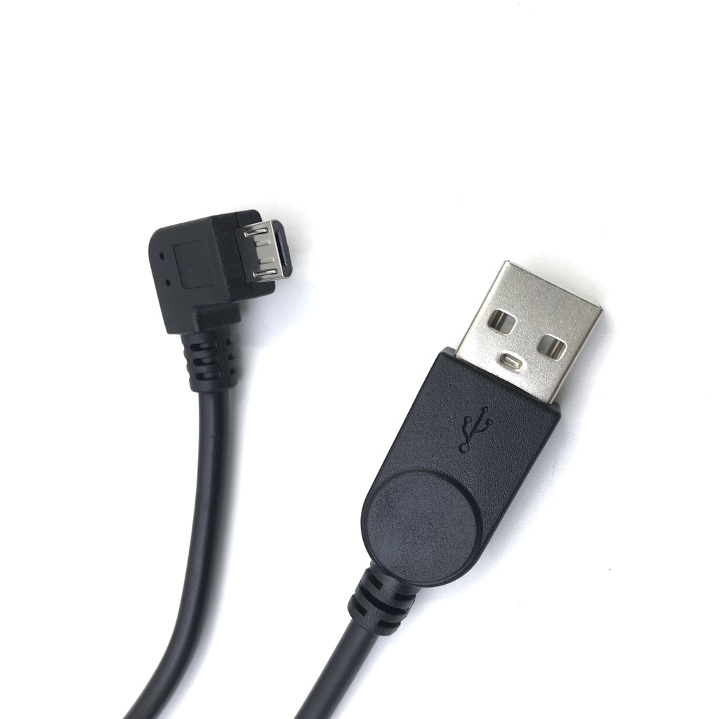 Cáp Chuyển Đổi Cổng Micro USB Bẻ Góc Vuông 90 Độ Dài 25cm 50cm Cho Máy Tính Bảng 5ft 1m