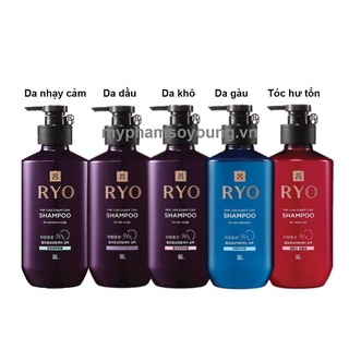 Dầu Gội Ngăn Rụng Tóc Ryo 400ml - Dầu Gội Đông Y Cao Cấp Chiết Xuất Nhân Sâm