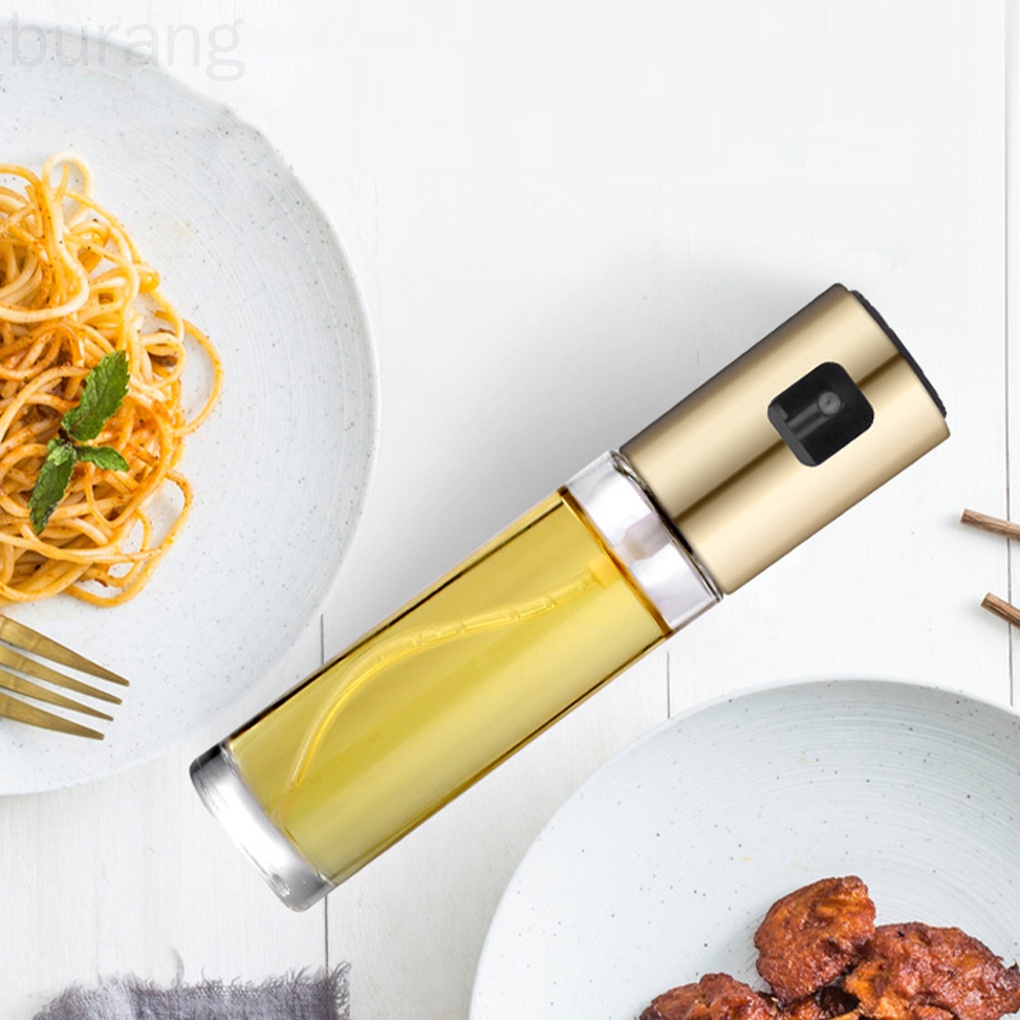 Bình xịt dầu ăn thuỷ tinh dung tích 100ml an toàn tiện dụng cho nhà bếp