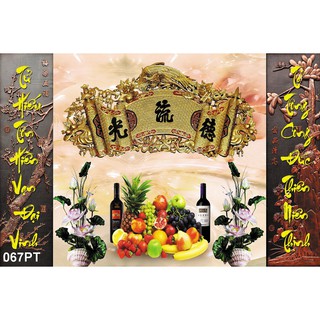 TRANH DÁN TƯỜNG PHÒNG THỜ 3D