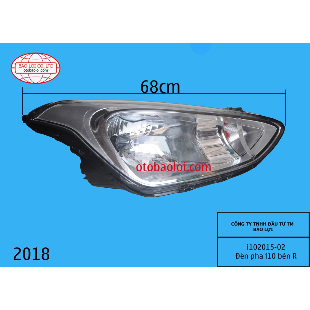 Đèn pha xe Hyundai Grand I10