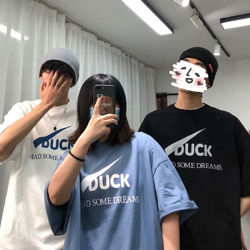 Áo thun tay lỡ dáng rộng trẻ trung thời trang dành cho cả nam và nữ