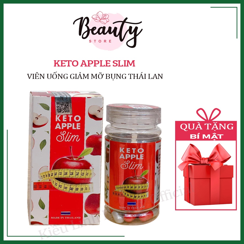 Giảm cân Keto Apple Slim Trà giảm cân nhanh cấp tốc an toàn thảo mộc không phải thuốc giảm cân