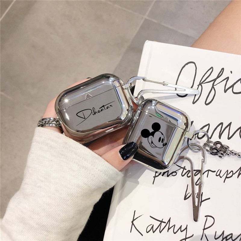 Vỏ Bảo Vệ Hộp Sạc Tai Nghe airpods 3/Pro 3 Bằng Silicon Mềm Hình Tùy Chỉnh Thời Trang DIY