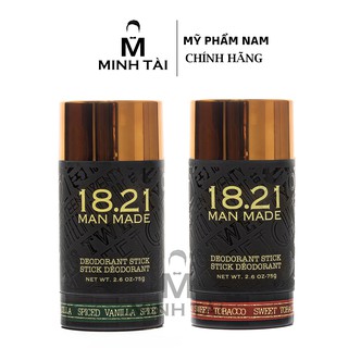 Lăn khử mùi , lăn nách nam 18.21 man made deodoran stick - 75g - hàng chính hãng