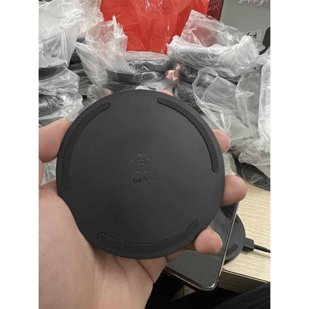 Sạc Không Dây Belkin BOOST↑CHARGE™ Wireless Charging Pad 15W - Hàng Chính Hãng - Bảo Hành 12 Tháng