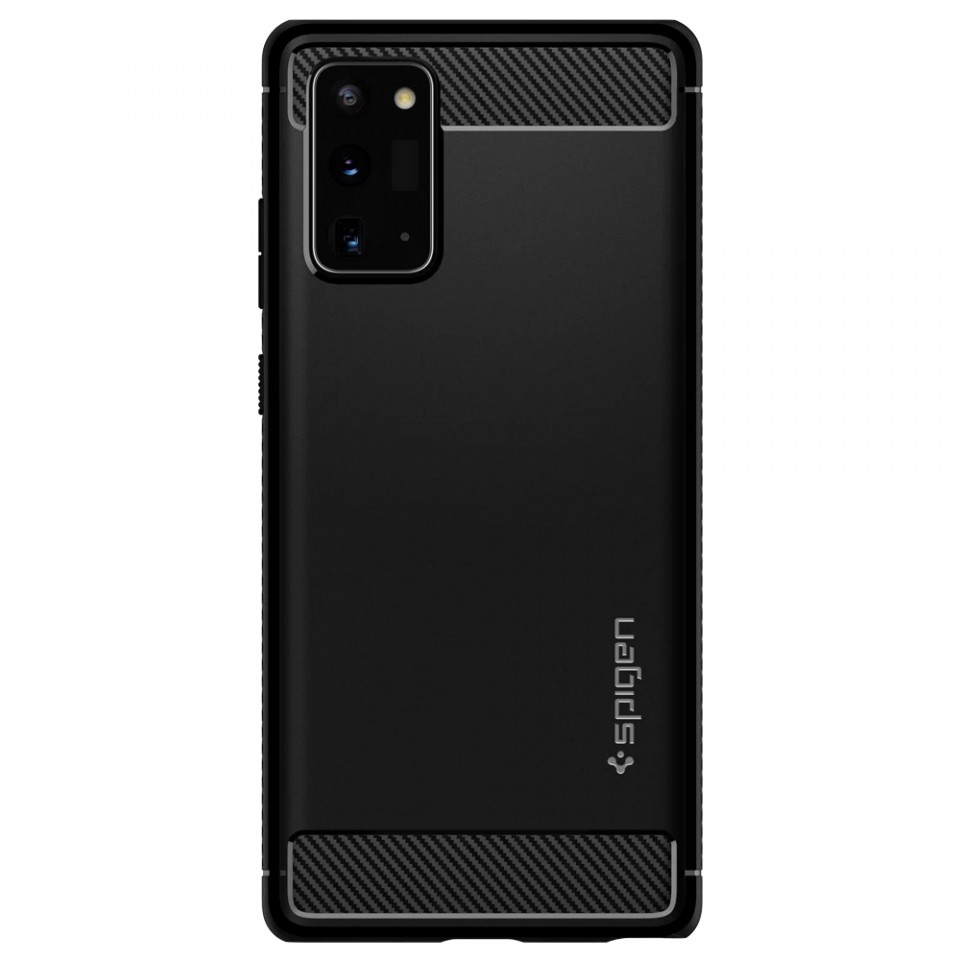 Ốp Lưng Spigen Rugged Armor Samsung Galaxy Note 20 / Note 20 Ultra- Chống Sốc Chuẩn Quân Đội Mỹ