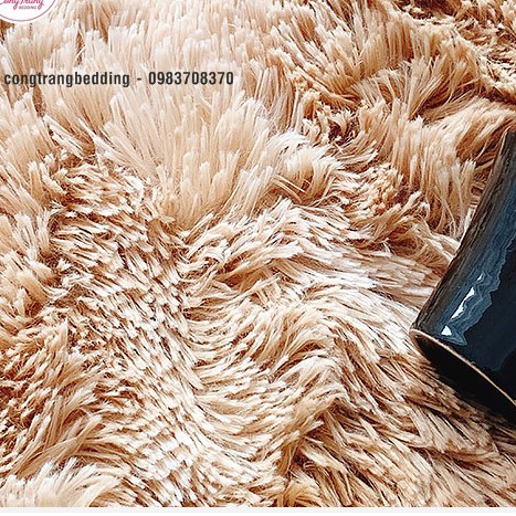 Thảm chùi chân lông loang hàng đẹp cao cấp - Mặt sau chống trơn trượt kích thước 40cm x 60cm hàng đẹp